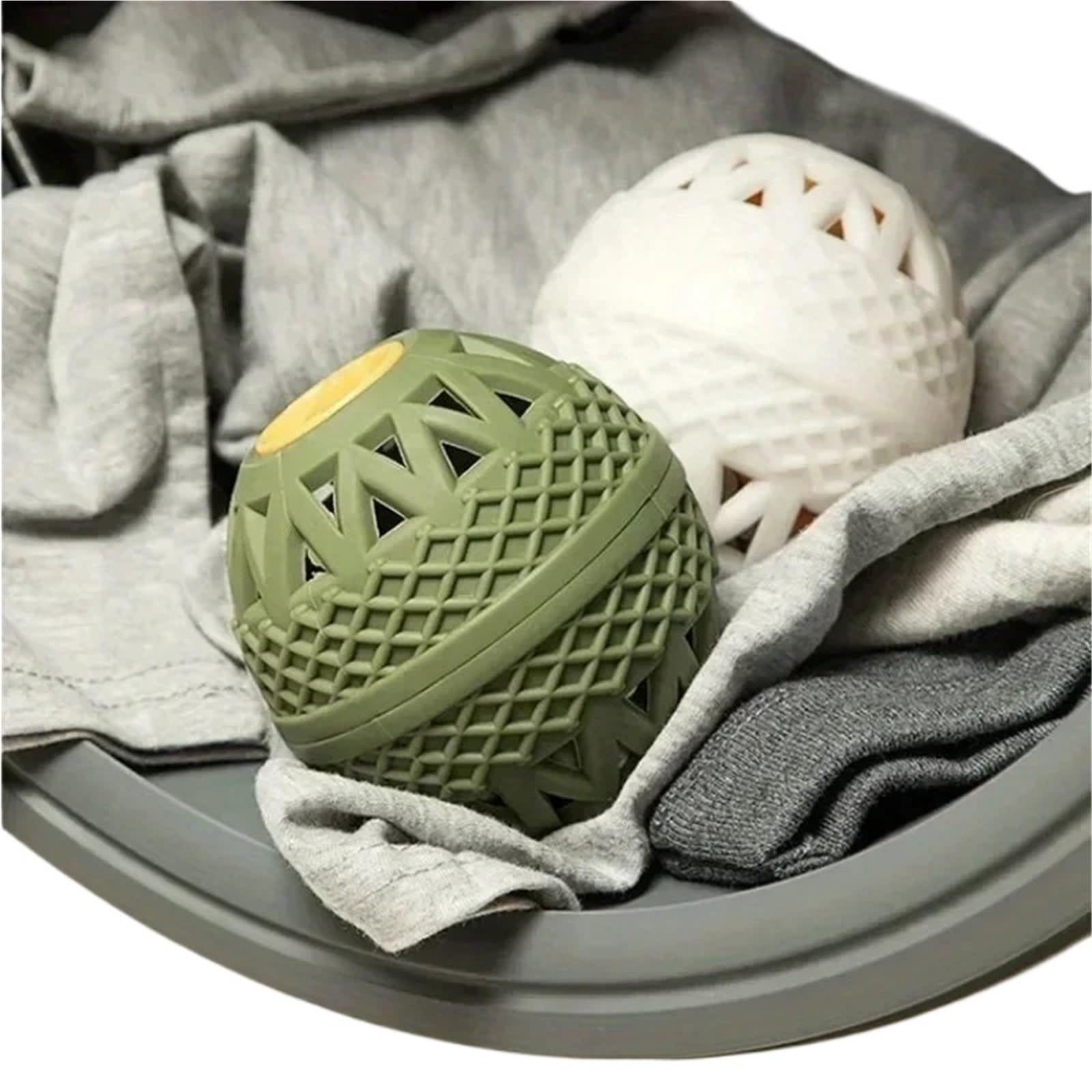 Waschkugel 1 Stück wiederverwendbarer Wäscheball | Anti-Tangle-Waschmaschinenzubehör(4pc White)