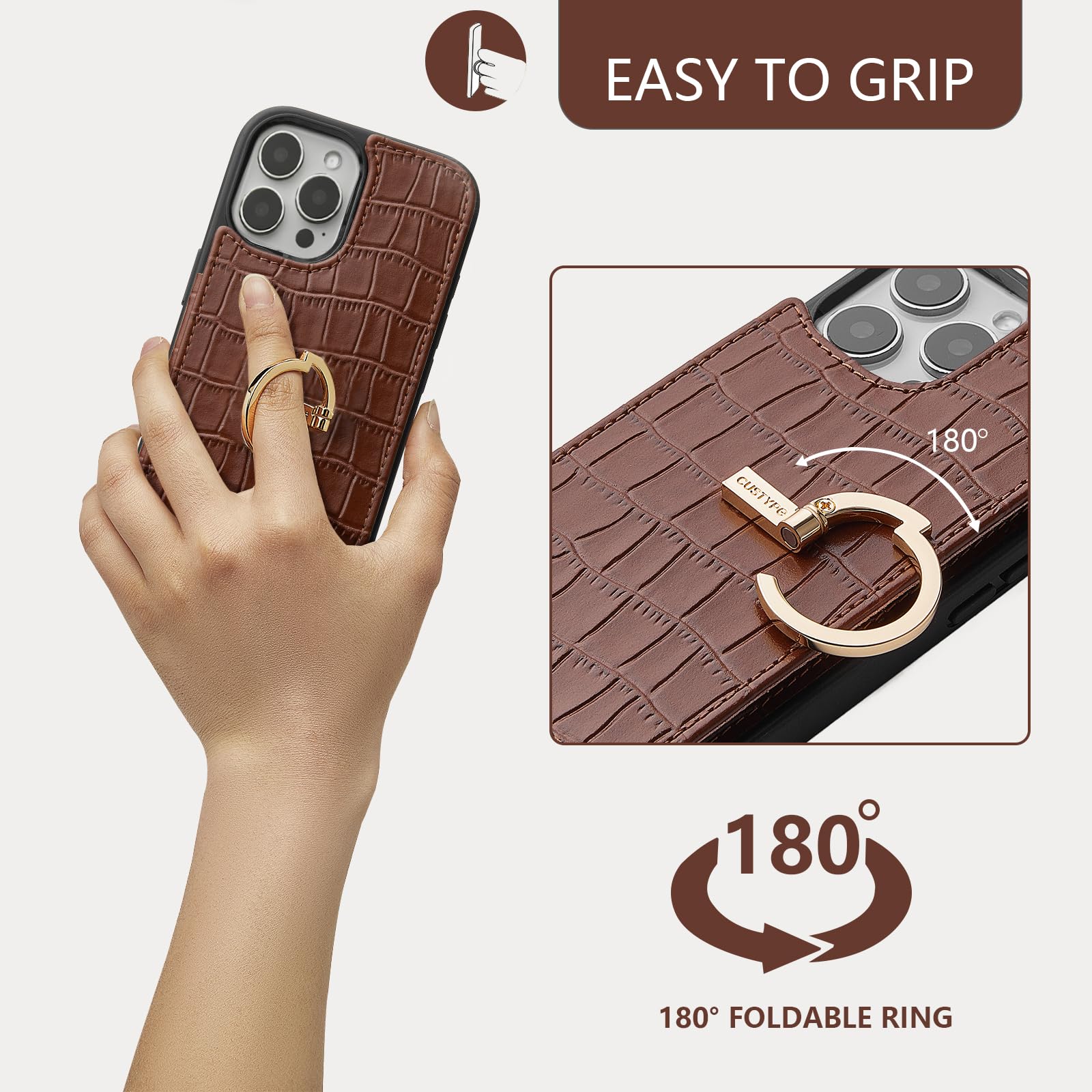 Amazon.co.jp: CUSTYPE iPhone 16 Pro Max対応 ウォレットケース