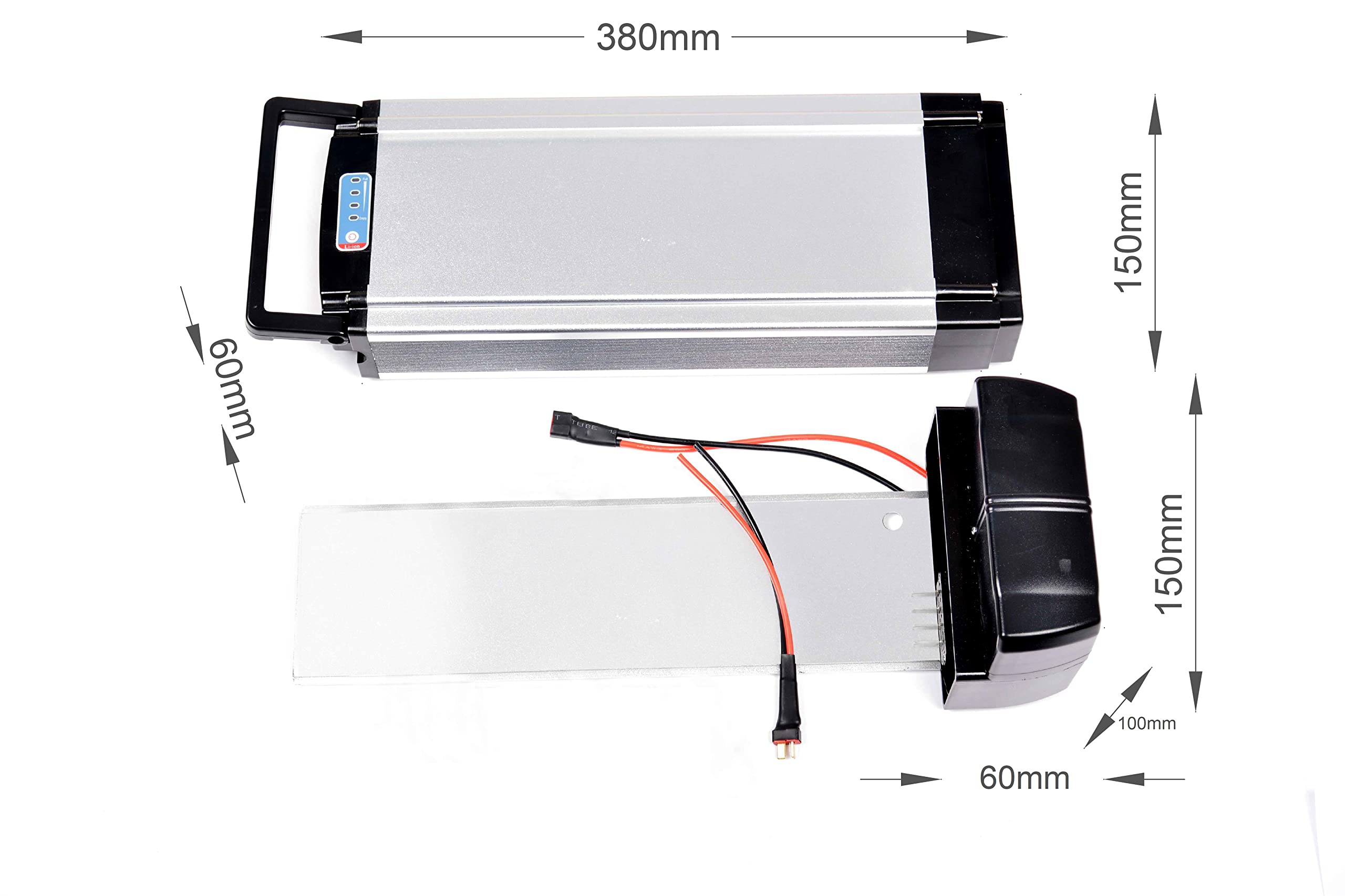 AFTERTECH 36volt 12Ah KIT PACCO BATTERIA AL LITIO 36v 12Ah D2