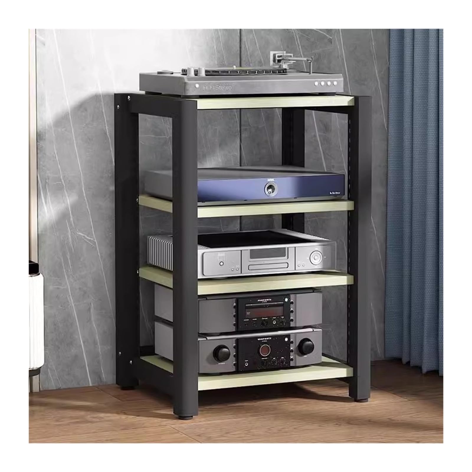 Meuble de rangement pour composants stéréo étagère hifi de salon