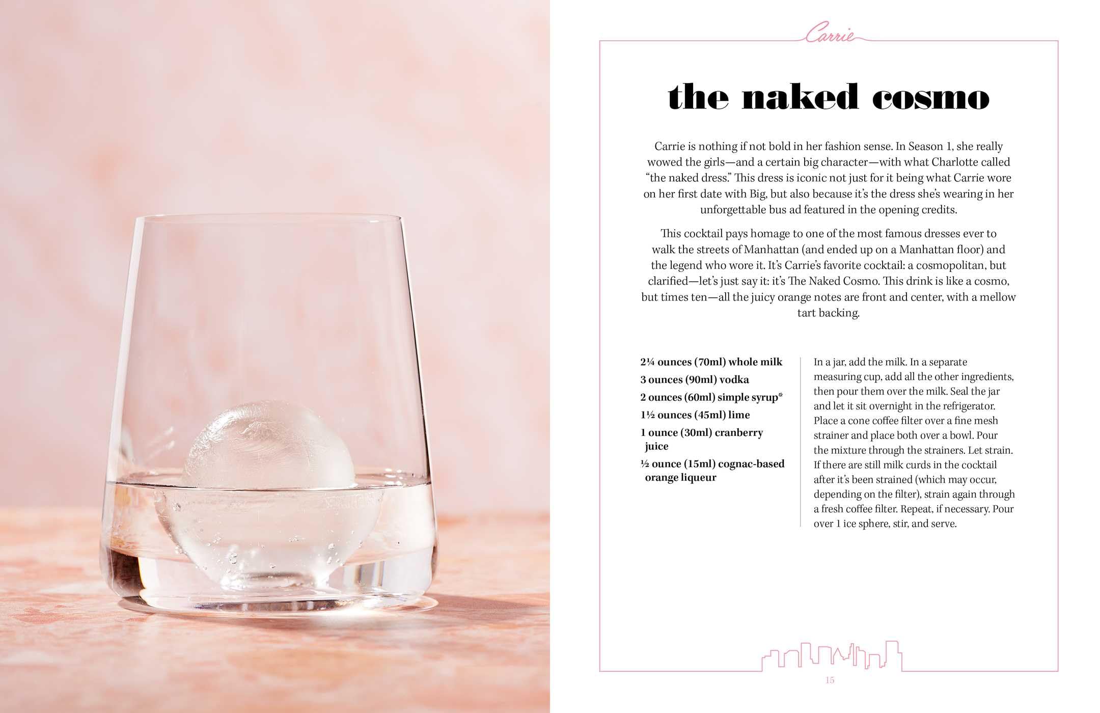 Sex and the City Cocktails: Fall in Love with 60 Fabulous (and Official) Cocktail Recipes Inspired by the Show