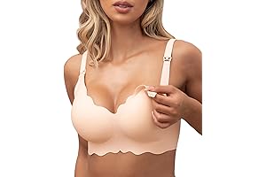 Wavy Seamless Comfort Maternity Bralette: The Ultimate Support for Breastfeeding
