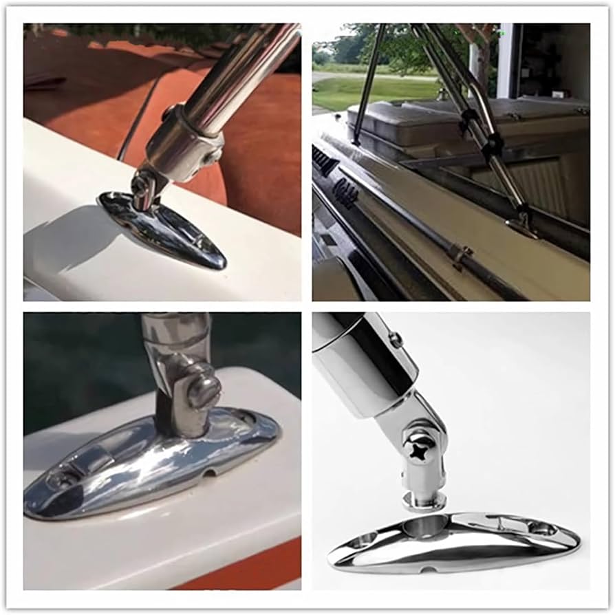 ひっと Amazon.com: Boat Bimini Top Swivel Hinge 316 Stainless Steel