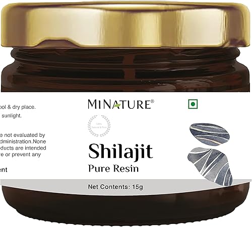 Resina Shilajit pura Paquete de 2 Shilajit de origen natural 0.88 onzas Contiene cuchara Más de 80 minerales, aminoácidos Fuente natural de