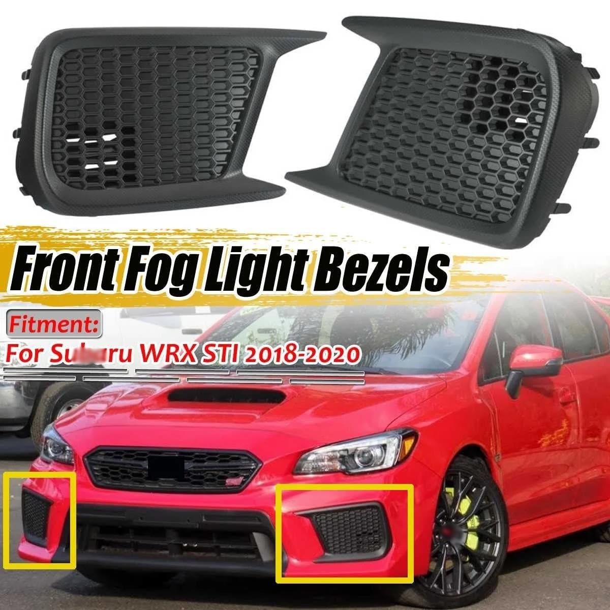 Amazon | 光沢ブラックフォグライトカバー に適合する スバル WRX STI