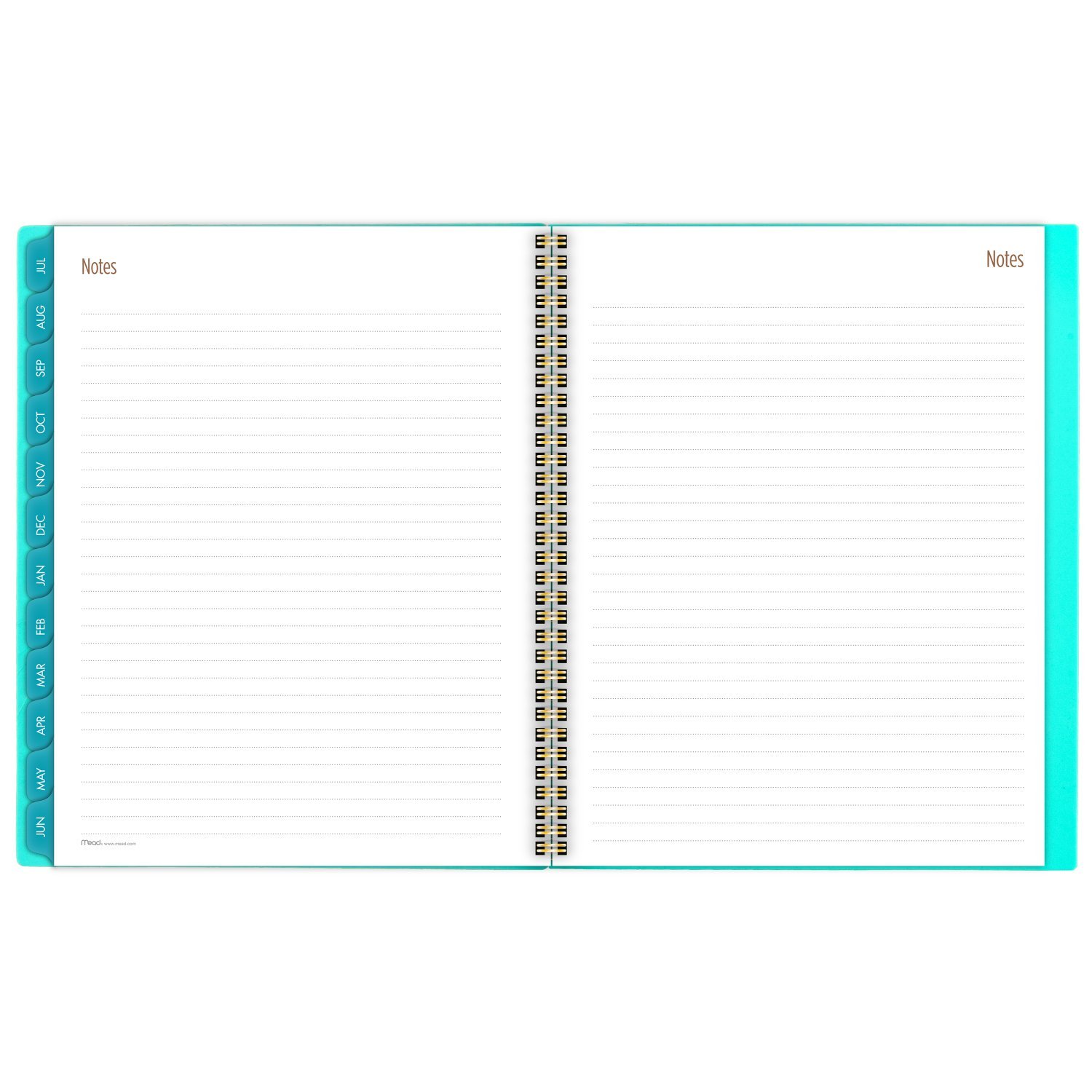 Mead Academic Weekly/Monthly Planner, July 2017 - June 2018, 8-1/2" x 11", Gold & Bold, Design Will Vary (CAW50825)
