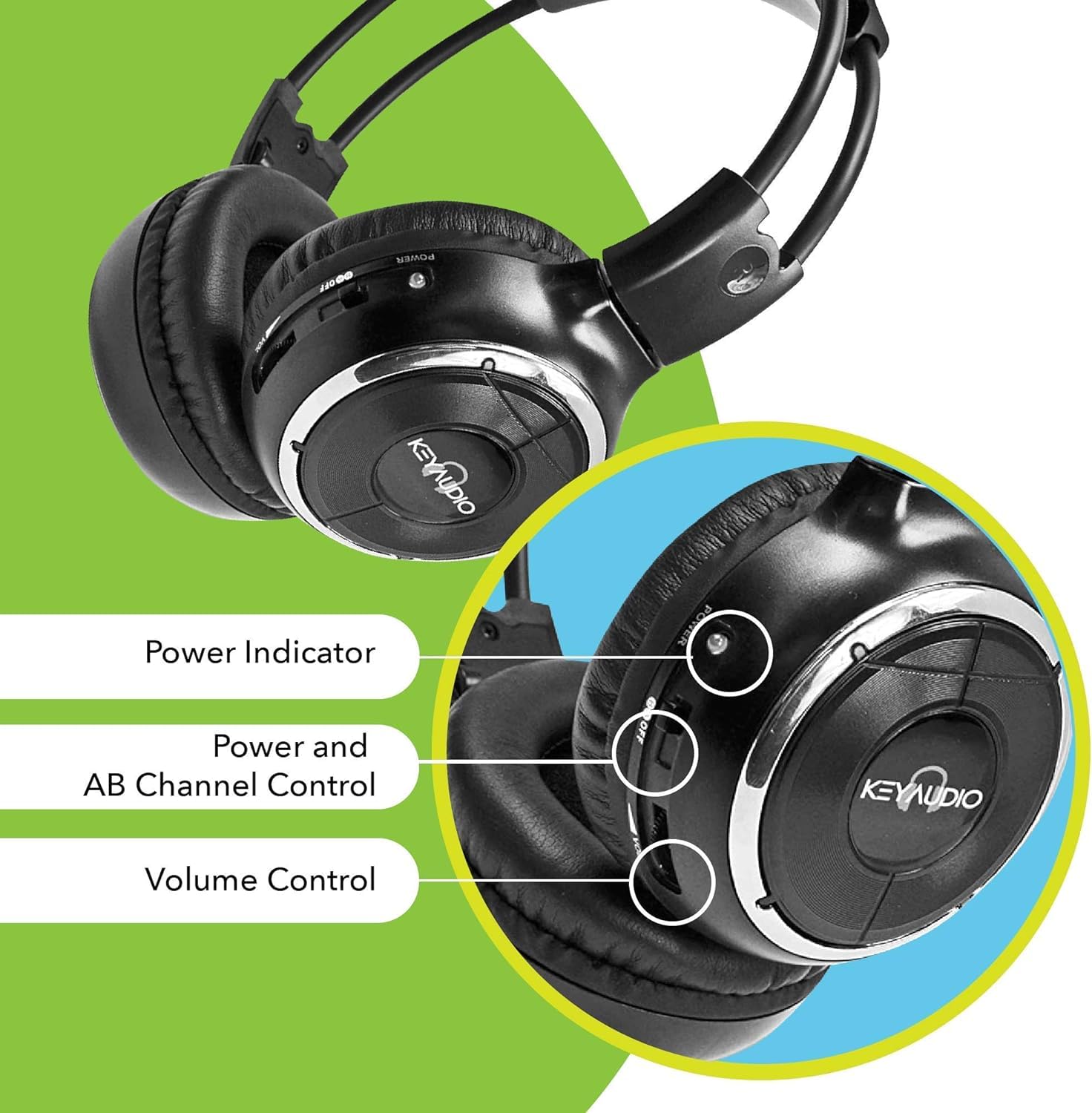 Genuine Jeep Accessories 5107082AD Dual Channel Headphone