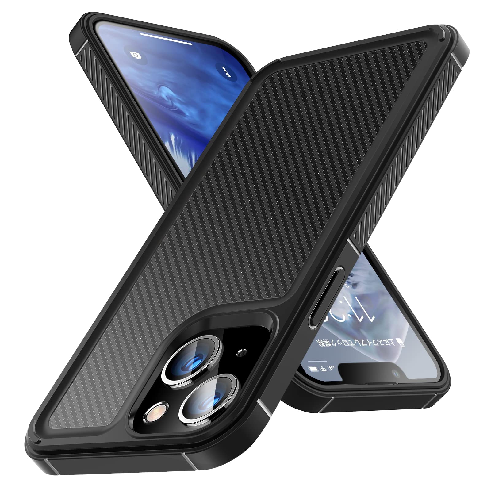 Apple iPhone 13mini ブラック 本体 ケース付き Amazon.co.jp: iPhone 13 mini 【 黒TPU 】 ソフトケース ソフト