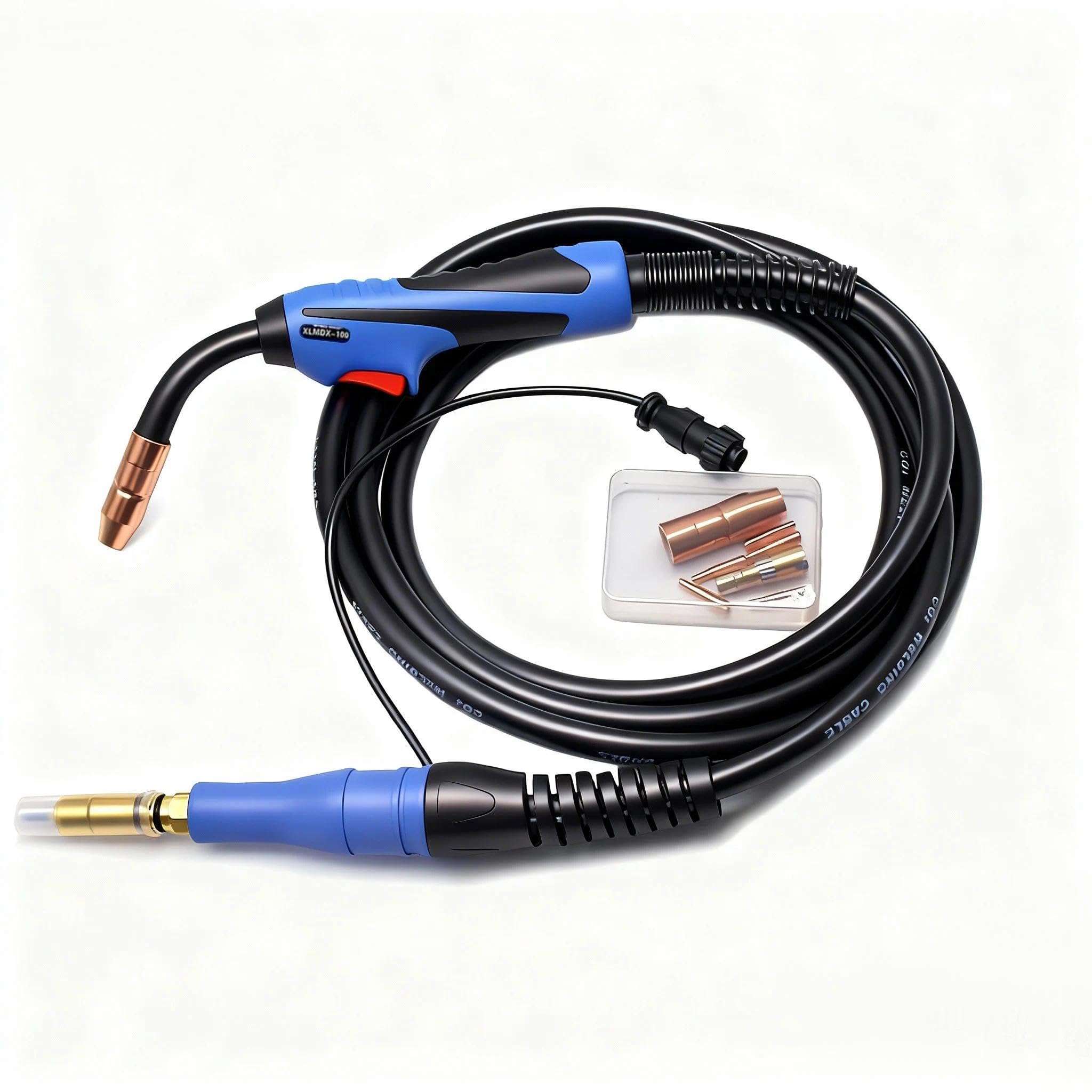 MIG Welder Gun Replacement for Miller Multimatic 215,220 Millermatic 141,142,211 MIG GUN AccuLock MDX100 consumables MDX-100 1770028 1770030 10ft