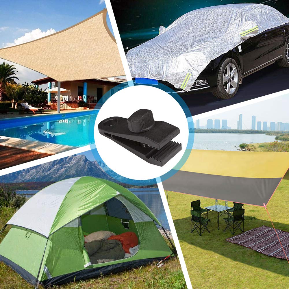 TENTE PINCE CLIPS Fort Prise Bâche Tente Auvent Clips Installation