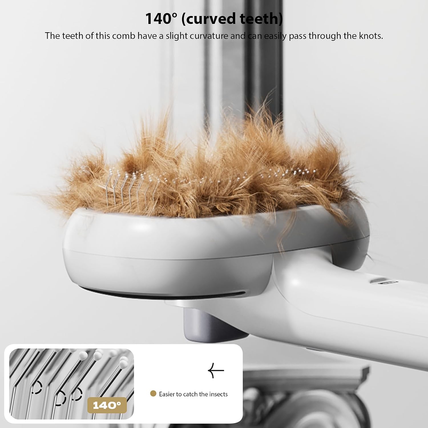 Rechargeable Pet Hair Brush with Moisturizing Sprinkle Function 2 Modes Detangling Shedding Tool Modifiable Dog Grooming Landscape Architect Water Sprinkle