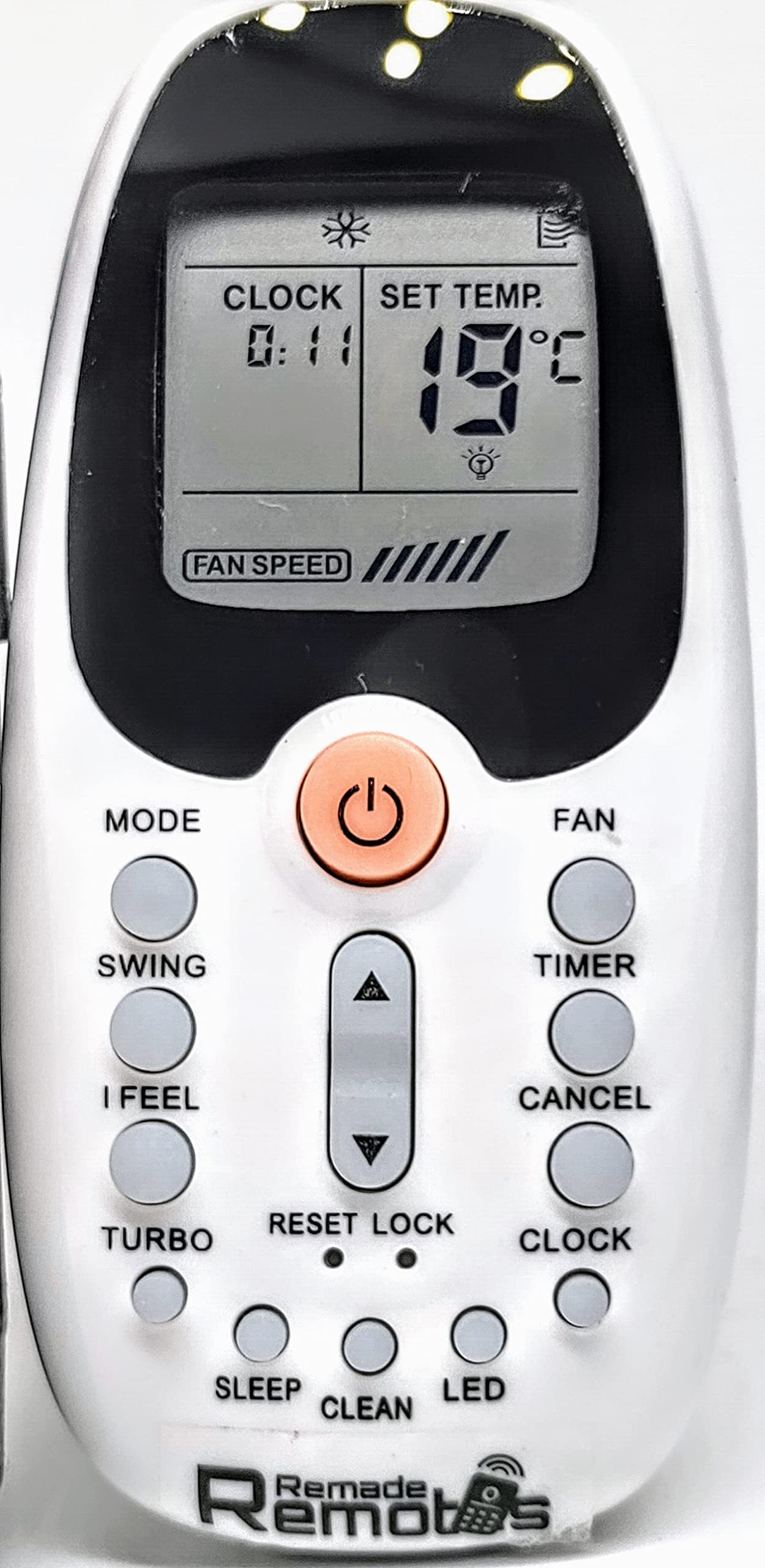 Télécommande de remplacement pour climatiseur Midea Remotes Remade - 2