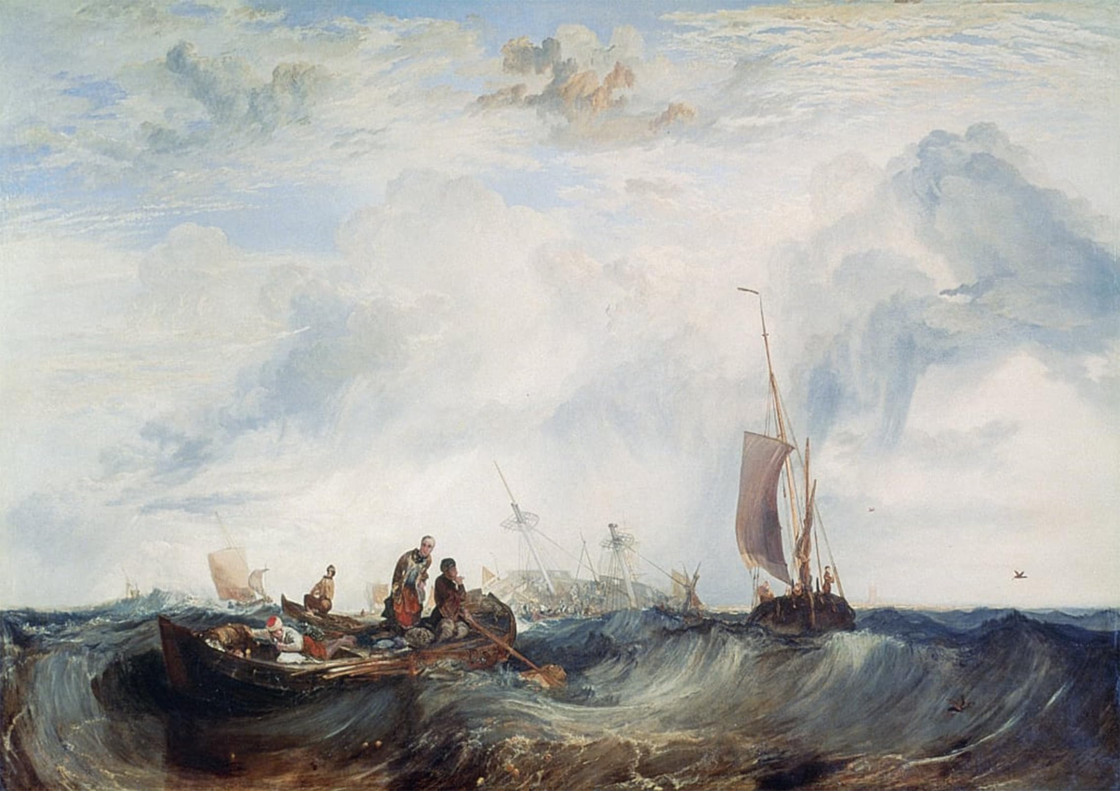 SERENDIPITP Vintage Picture Print on Canvas Wall Art Poster Entrance by Mallord William Turner Artwork Print Poster for Wall Decor 60x90cm