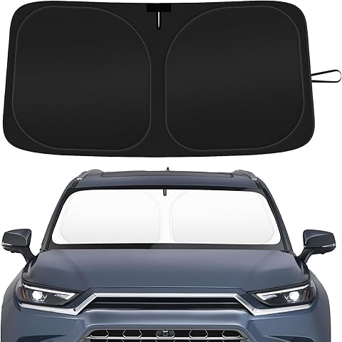 Car Windshield Sun Shade Compatible with 2020 2021 2022 2023 2024 2025 Toyota Highl...