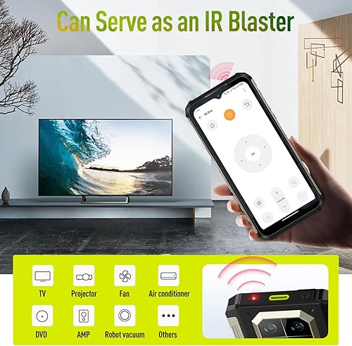 Miniatura 7 de Ulefone Armor 22 - Teléfono resistente, IP68IP69K, cámara de visión nocturna de 64MP gran angular y 64MP, pantalla FHD+ 120Hz, 16GB+256GB MTK Helio