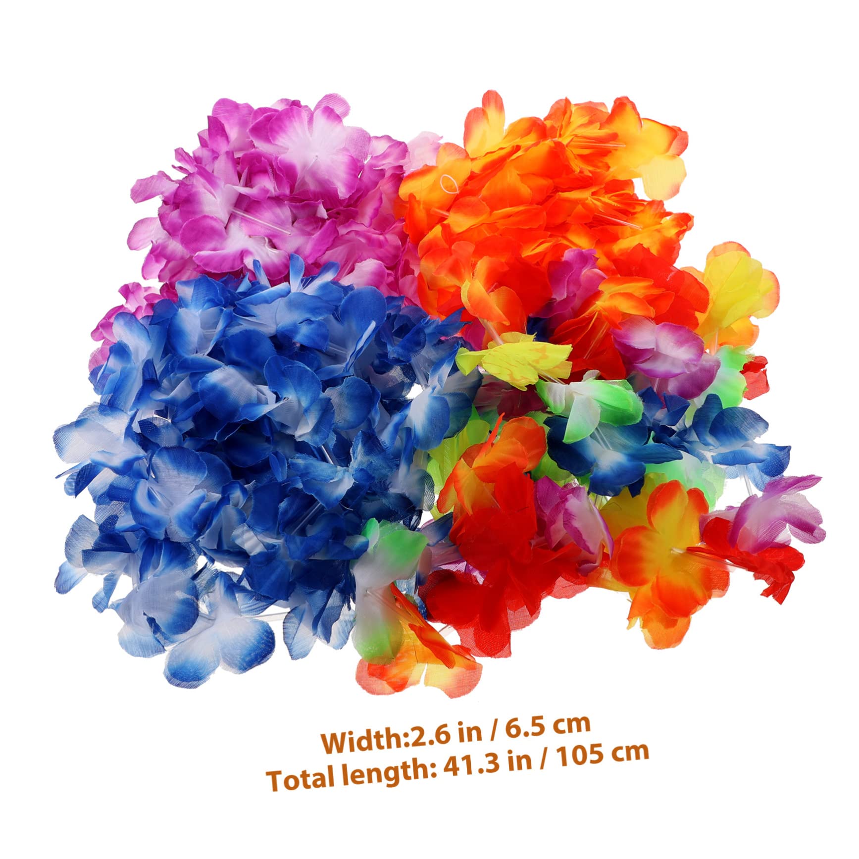 STOBAZA 2sätze Hawaii Party Blumenkranz Teiliges Dekorationskit Mit Bunten Halsketten Armbändern Und Stirnbändern Für Tropische Aloha-mottopartys Und Festlichkeiten