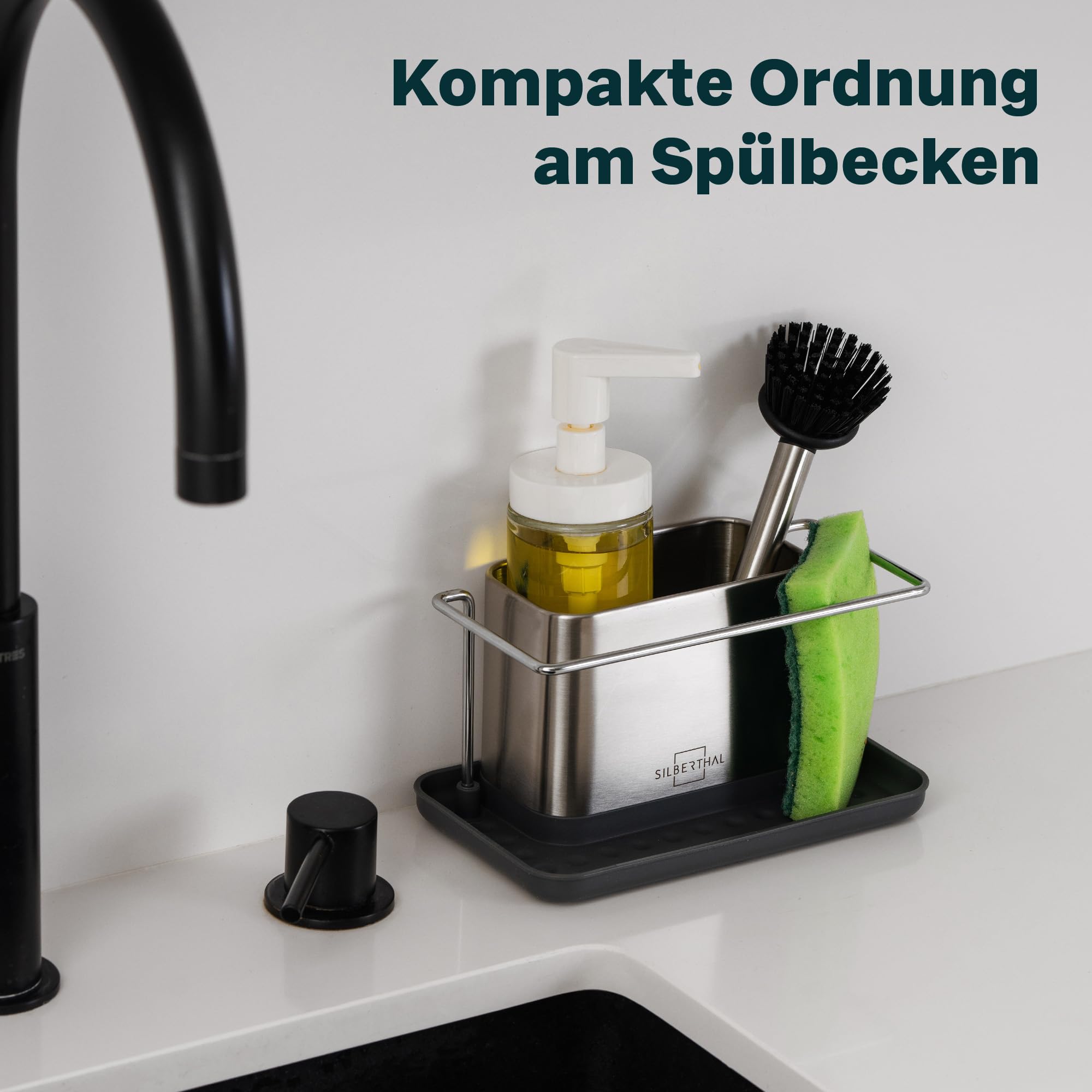 SILBERTHAL Spülbecken Organizer - Edelstahl