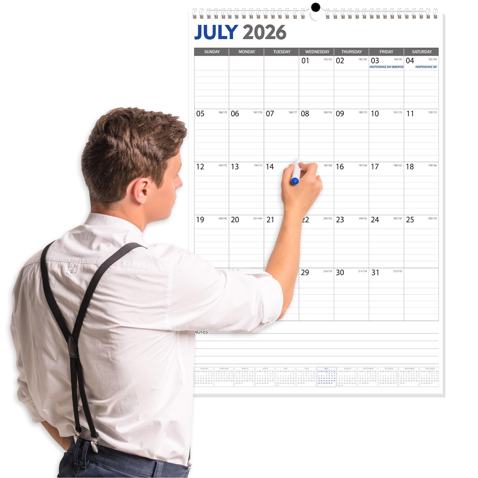GuassLee Extra Large Wall Calendar