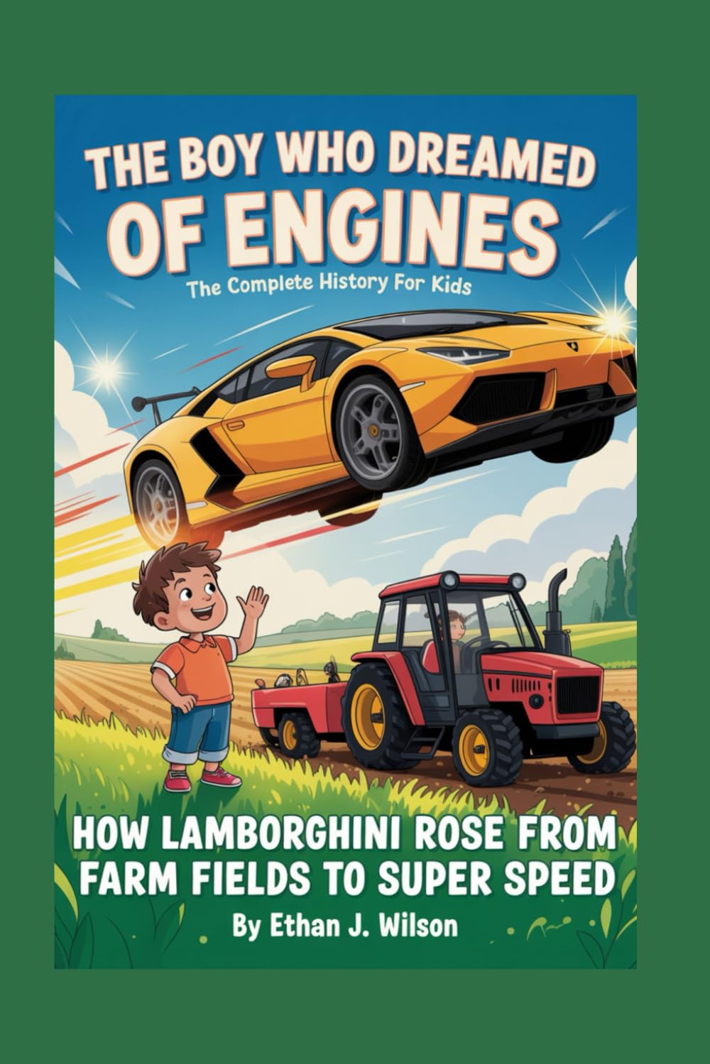 THE BOY WHO DREAMED OF ENGINES: The Complete History for Kids: How Lamborghini Rose from Farm Fields to Super Speed