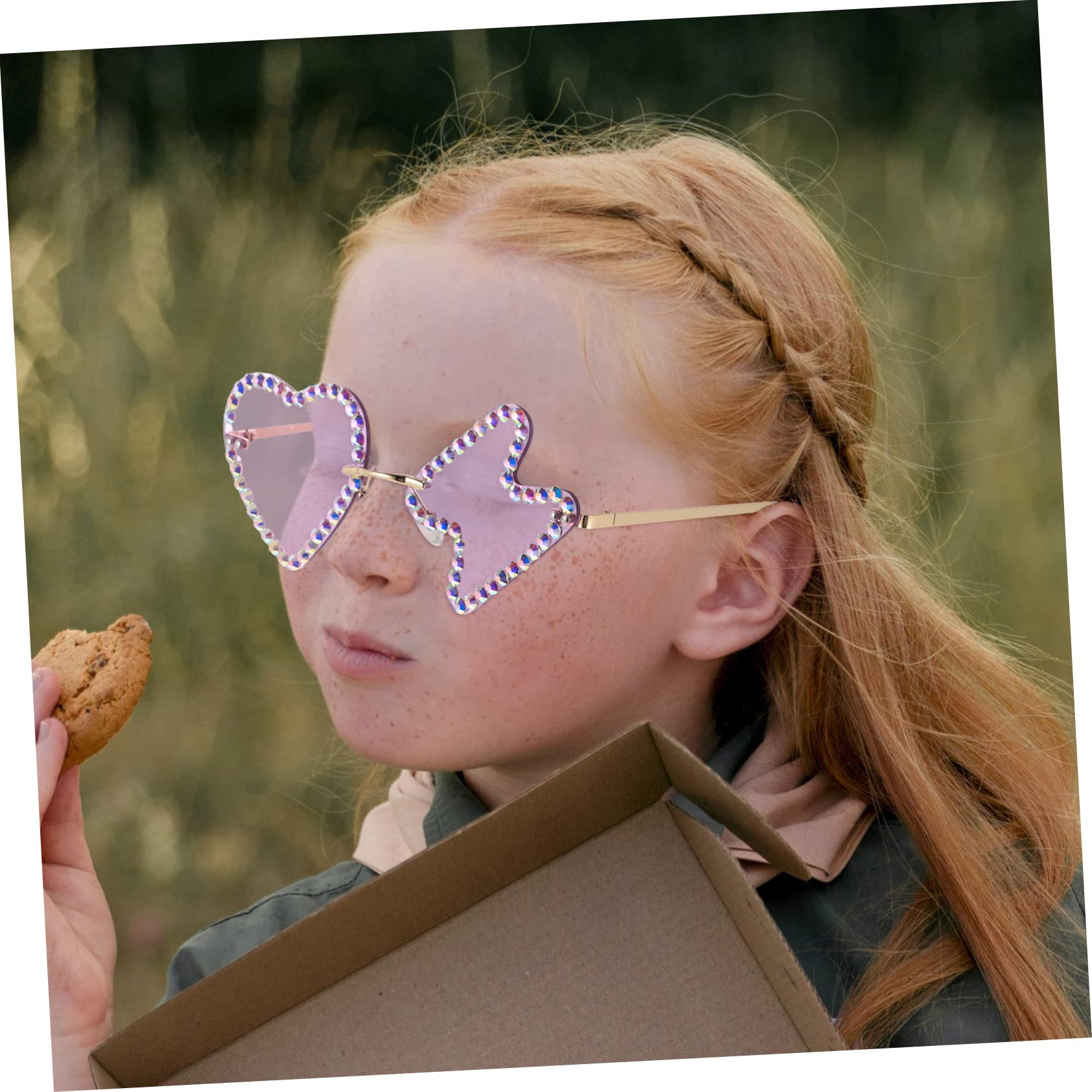 4 Paar Hip Hop Sonnenbrillen Lustige Sonnenbrillen Erwachsene Kinder Party Brillen Lustige Brillen Urlaubs Sonnenbrillen Kunststoff Brillen Dekorative Party Brillen