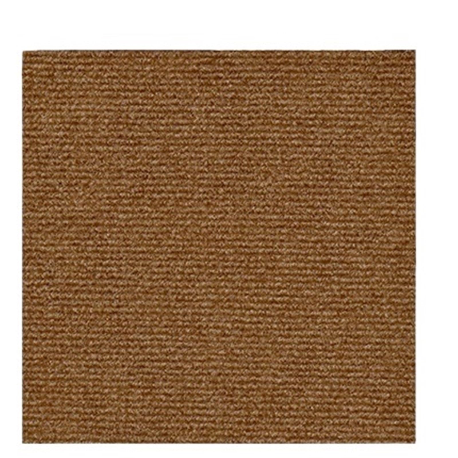 Rutdcjkne Brown Carpet Tiles Peel And Stick, Self Adhesive Carpet Tiles Multicolor 30X30cm 5 To 30 Pcs(,30X30cm-30Pcs)
