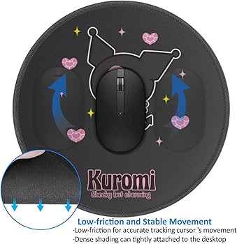 Amazon.co.jp: サンリオ クロミ 丸形 ゲーミングマウスパッド