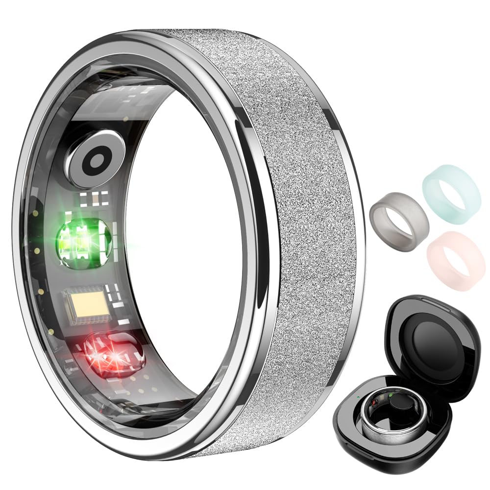 COLMI Anillo inteligente R10 para mujeres y hombres, sin tarifa de suscripción, seguimiento de la salud, seguimiento del sueño, frecuencia cardíaca, conteo de pasos y monitoreo de distancia, anillos