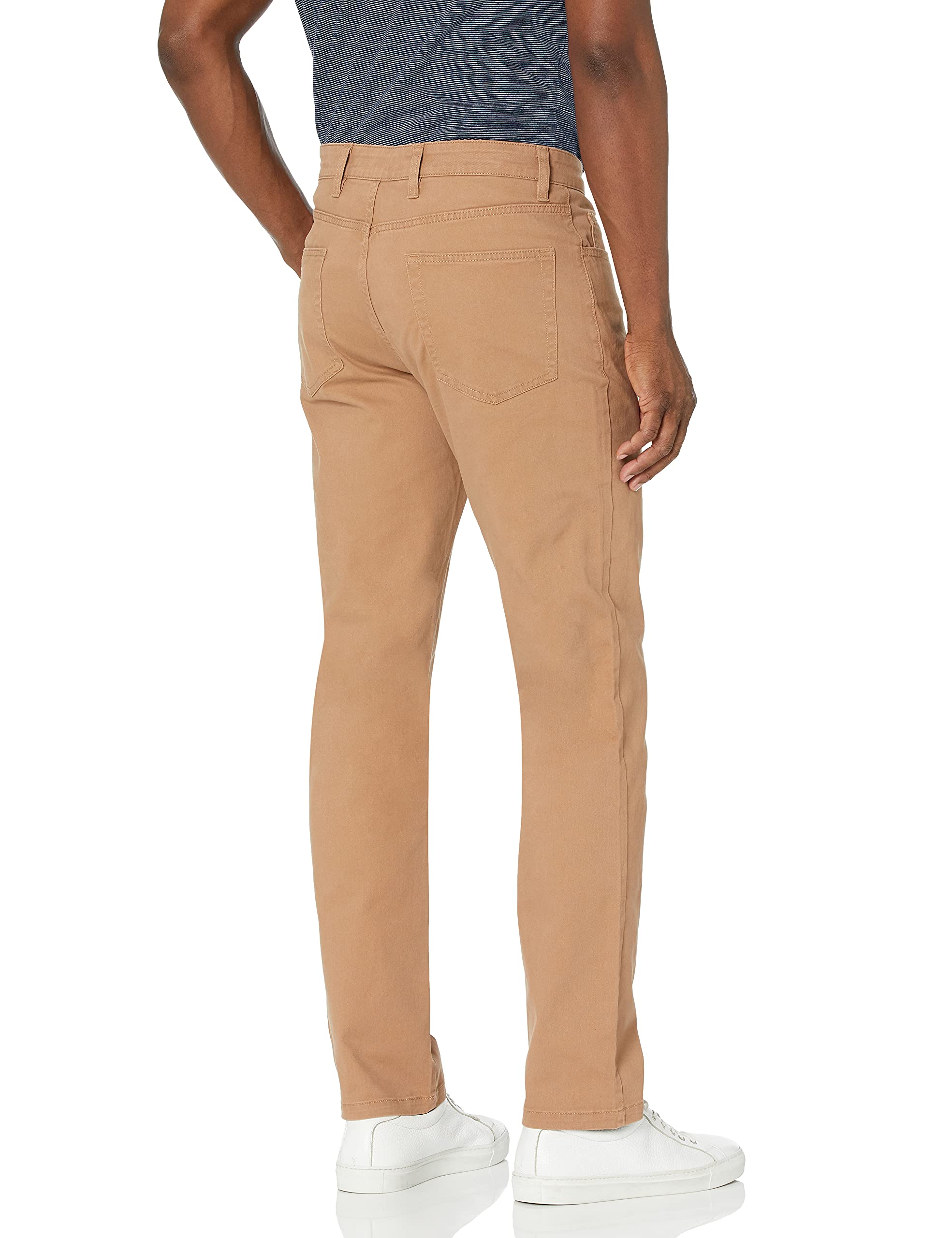Amazon Essentials Pantalón Chino Elástico Cómodo con 5 Bolsillos y de Ajuste Recto (Previamente Goodthreads) Hombre