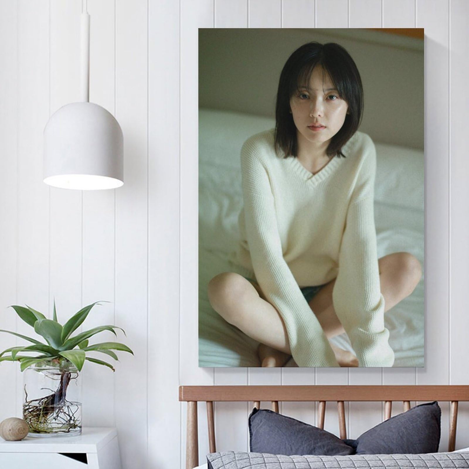 Amazon.co.jp: 加藤小夏 ポスター 装飾画 キャンバス 壁アート