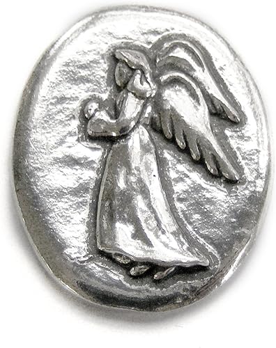 Basic Spirit Ficha de bolsillo de ángel/fe (moneda) hecha a mano estaño sin plomo CN-2