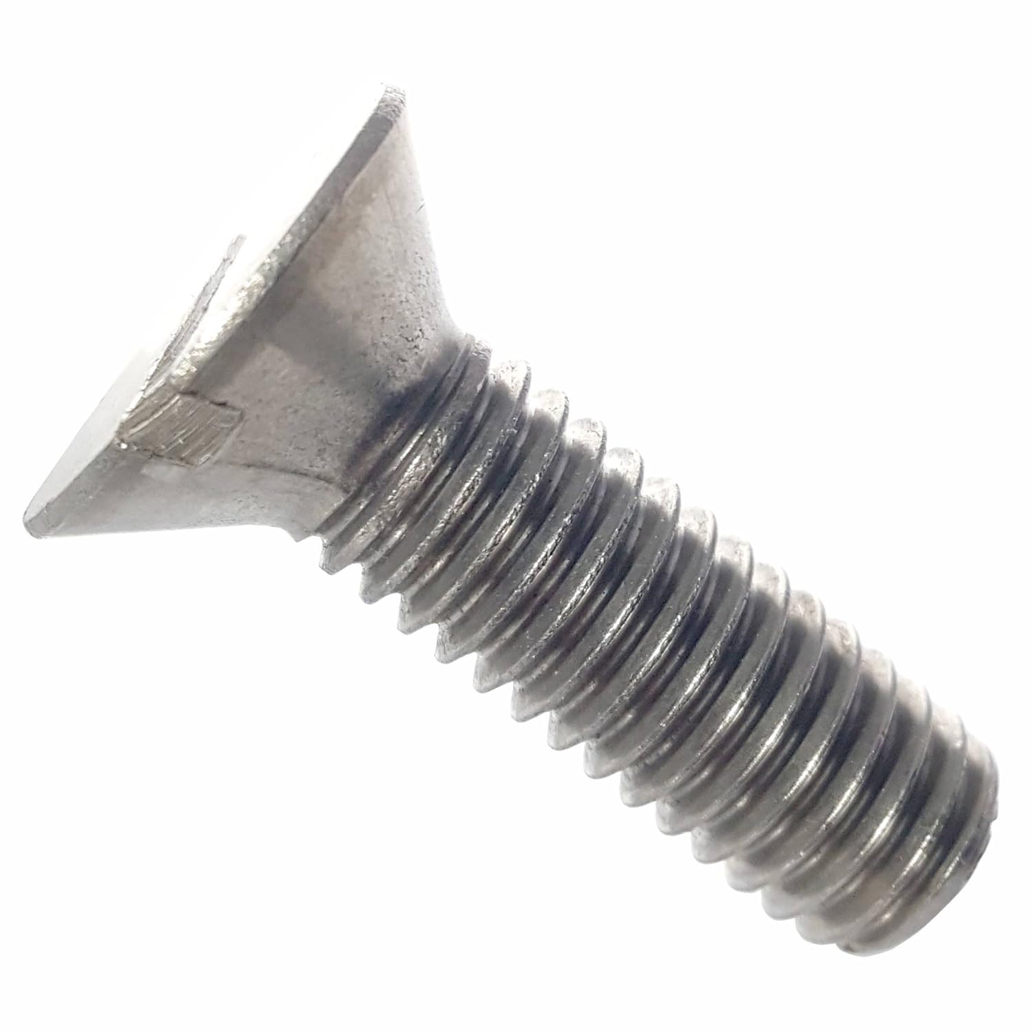 2-56 x 1/8 Flat Head Machine Screws, Slotted Drive, Stainless Steel 18-8, Full Thread, Bright Finish, Machine Thread, Quantity 100 by Fastenere