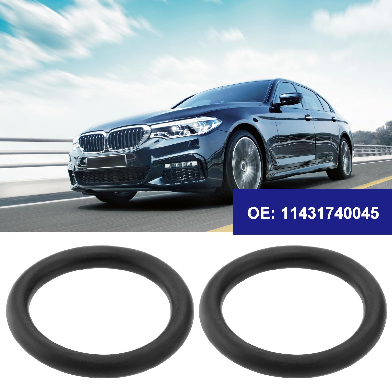 Amazon.com: SG Store 2 Pcs Oil Pan Level Indicator O-Ring