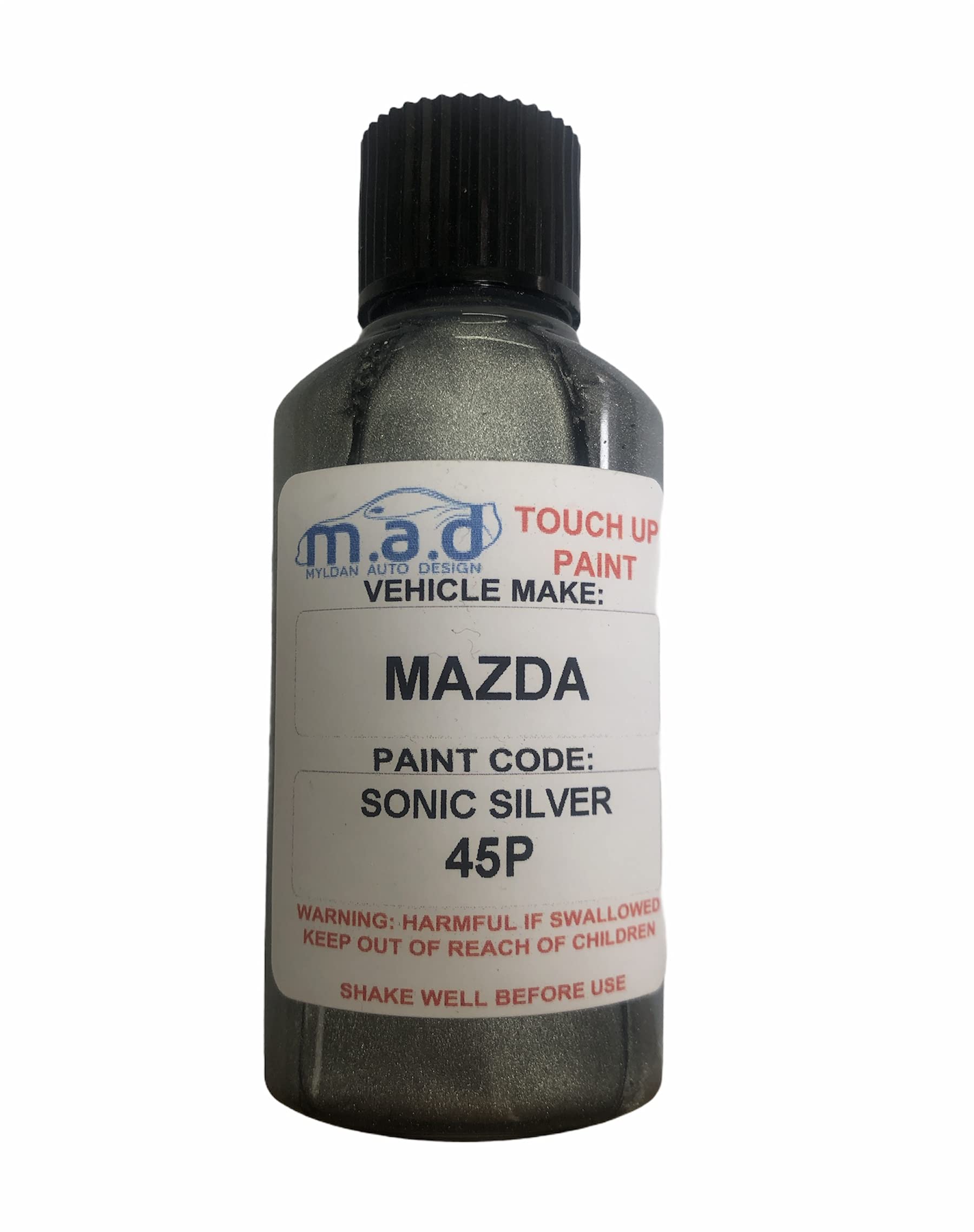Buy TOUCH UP CAR PAINT 30ML BOTTLE FOR MAZDA SONIC SILVER 45P CX5 MX5