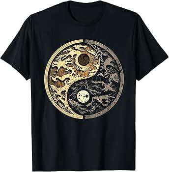 ＊韓国＊［YIN AND YANG IN HARMONY］Melody half sleeve 3color Amazon.com: Balance and Harmony: Yin Yang Symbol Nature