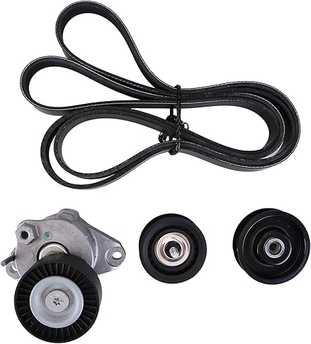 Tensor de correa de transmisión del motor y polea tensora compatible con Mercedes-Benz C300 C350 E350 E550 2722000270, para Dodge