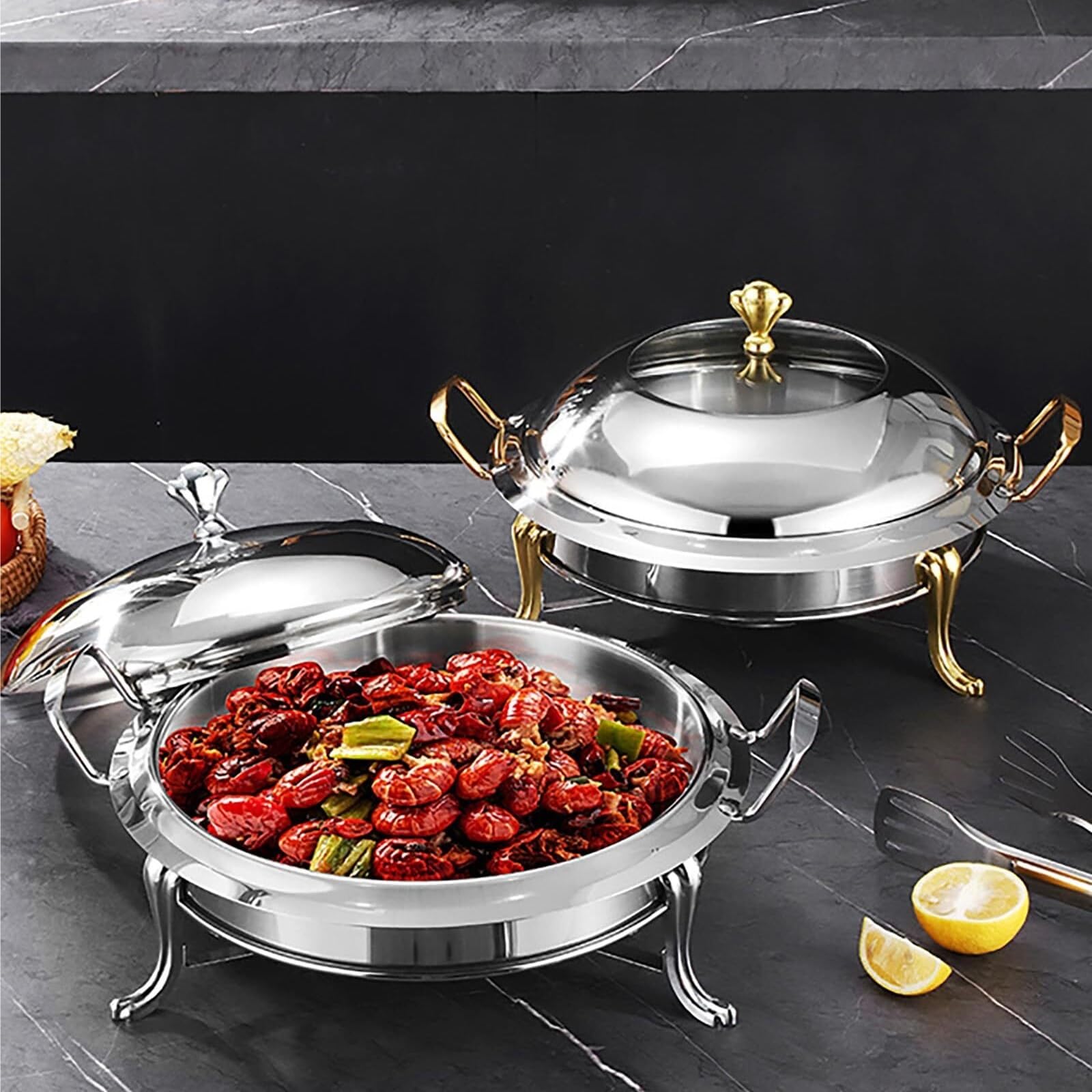 Scaldavivande Chafer in Acciaio Inossidabile for Catering
