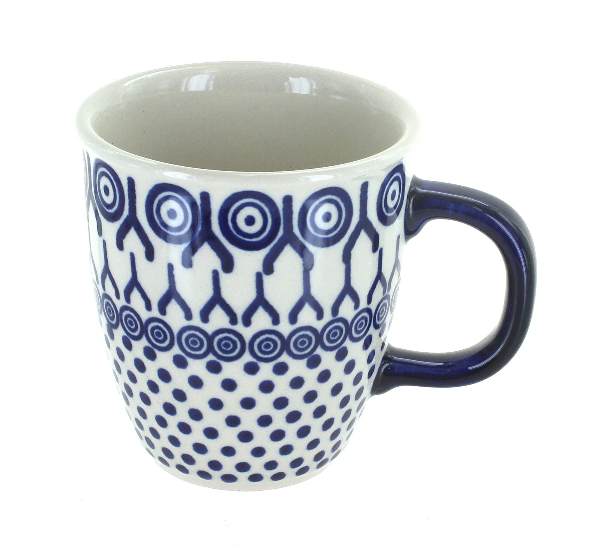 Blue Rose Polish Pottery Nova Coffee Mug