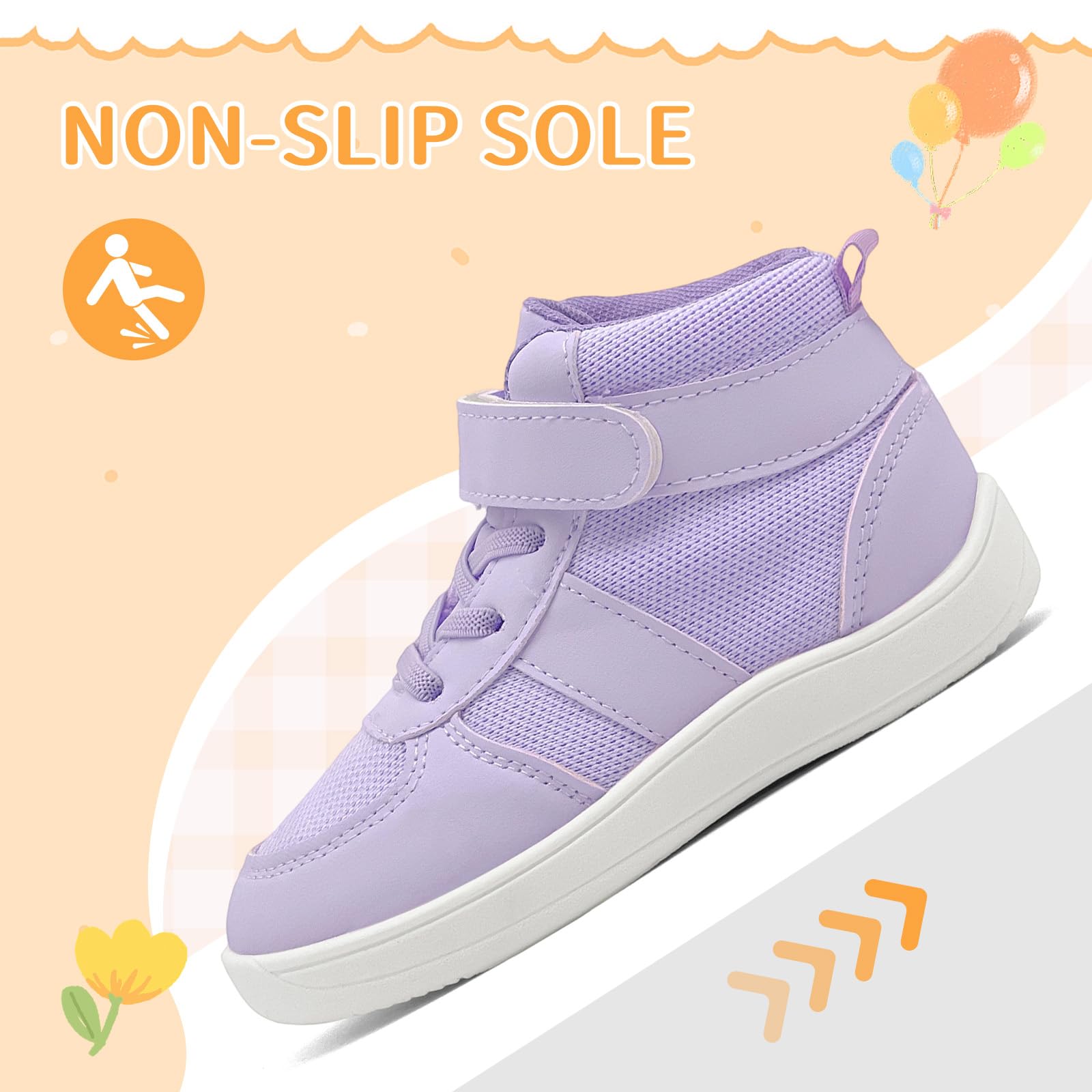 Barefoot Buty dla dzieci, dziewczynek, minimalistyczne, wysokie, szerokie trampki, buty do biegania, oddychające, antypoślizgowe