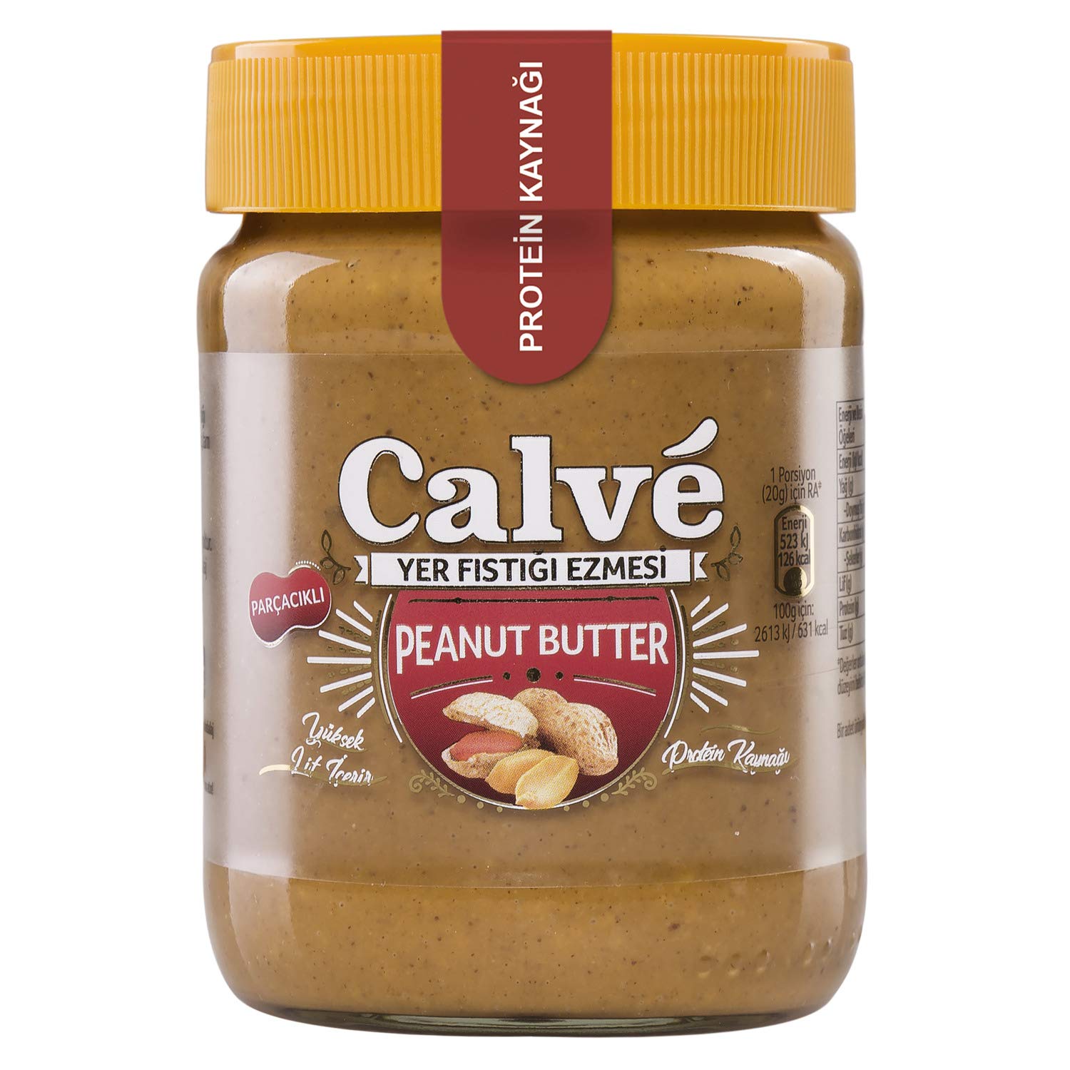 CRUNCHY PEANUT BUTTER Caja 12 x 350 g MANTECA DE CACAHUETE CRUJIENTE