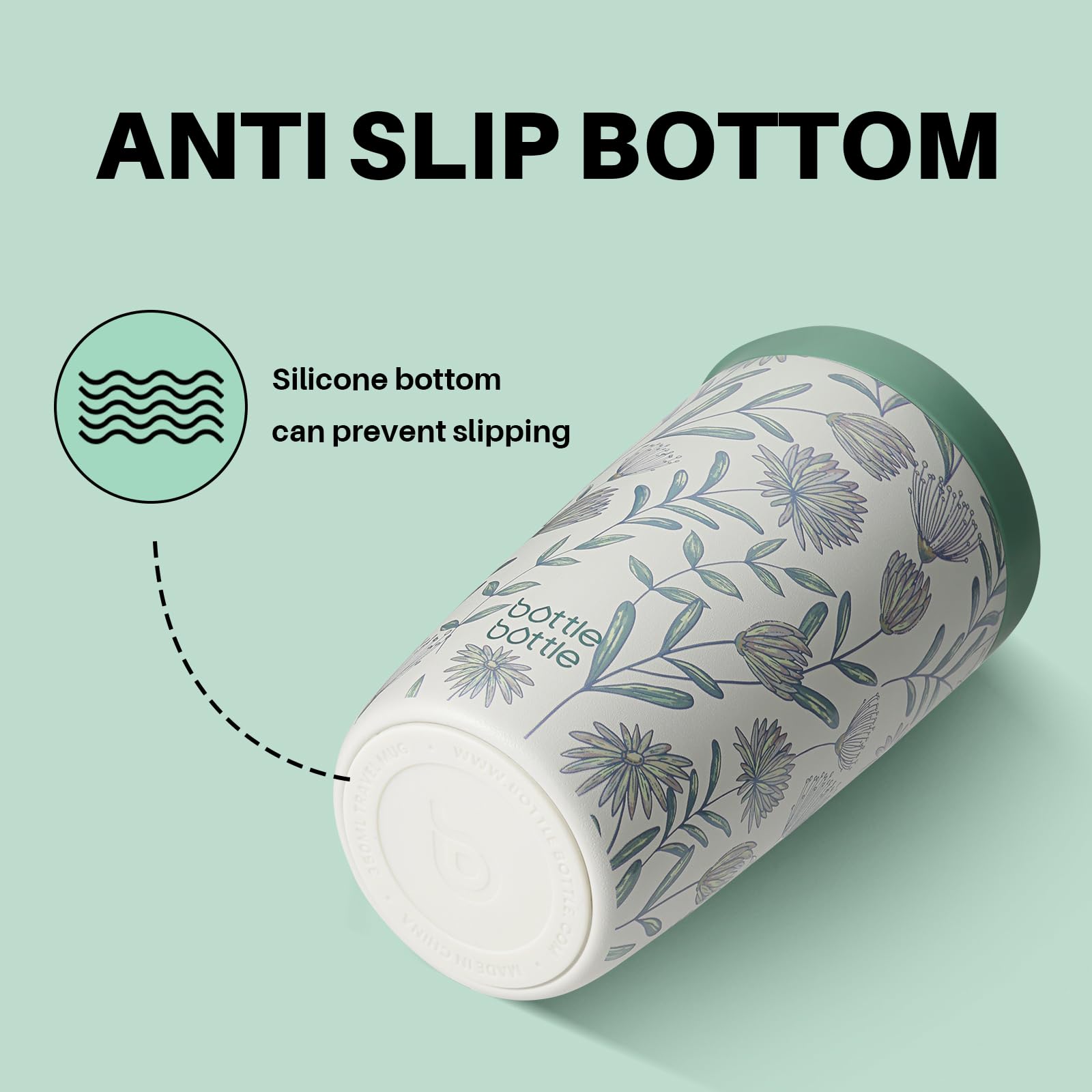 Graphic Mug thermosbeker met tekst – by LYDIAN