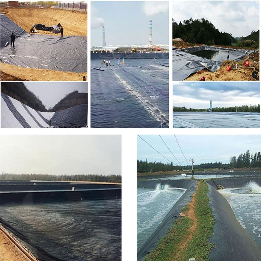 HDPE Teichfolie 5x6m 2mm - UV-beständig & Flexibel Für Gartenteiche & Wasserspiele