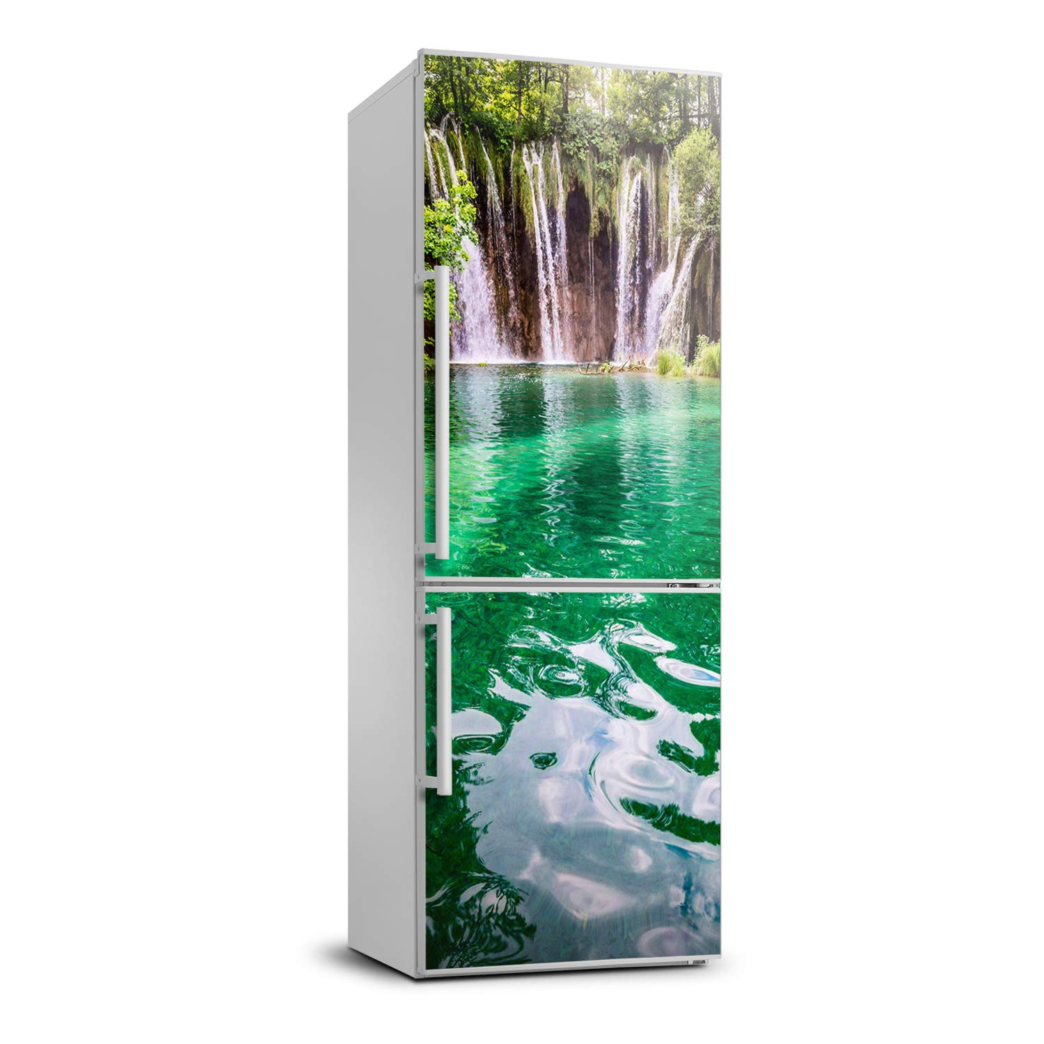 Pegatina para refrigerador impermeable de 70x190 cm que protege y decora la cocina