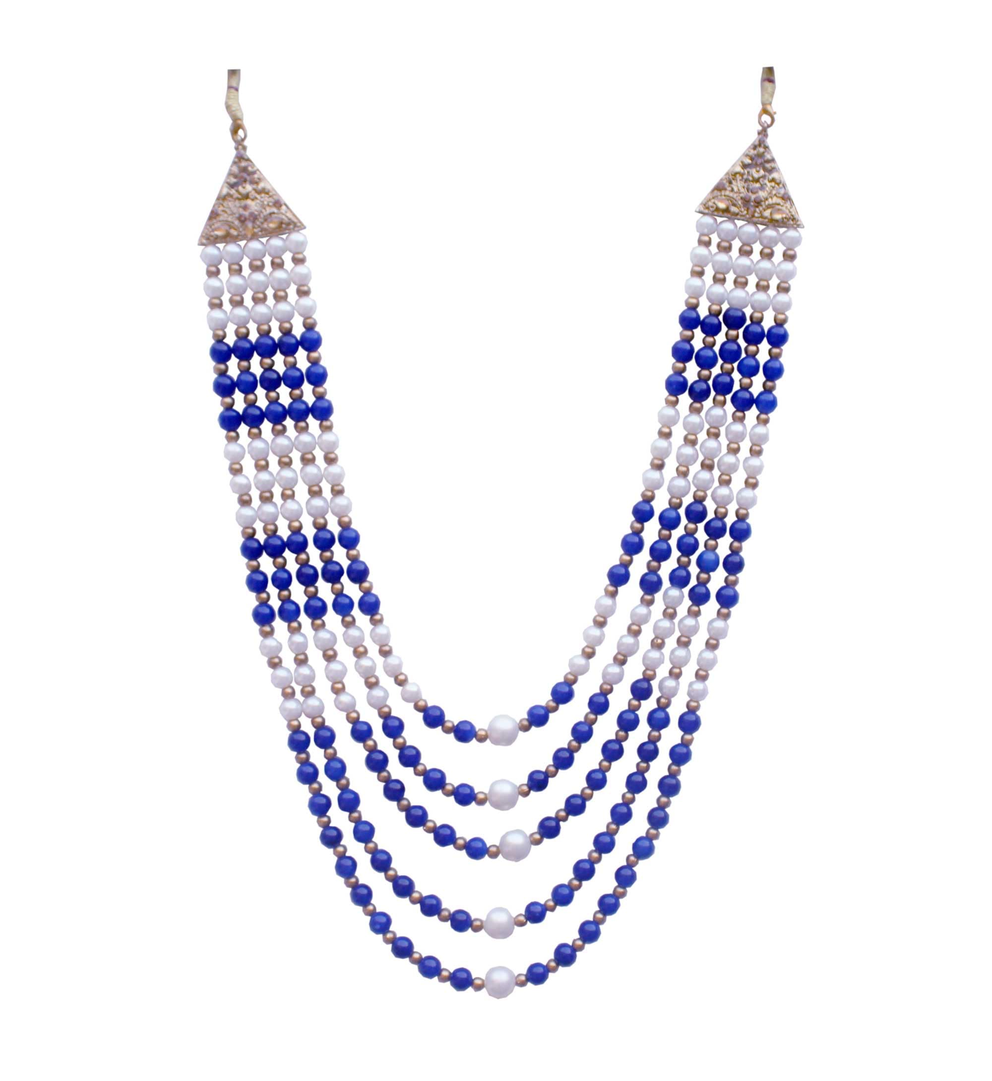 See full amazon price history chart for KRYPMAX five layers Blue and offwhite pearl beads Dulha groom sherwani Necklace/Moti Mala for Men for wedding (PCN-014-032_Blue_offwhite_Pack of 1) KRYPMAX five layers Blue and offwhite pearl beads Dulha groom sherwani Necklace/Moti Mala for Men for wedding (PCN-014-032_Blue_offwhite_Pack of 1) (B0CNLWT827) Amazon Price History, Amazon Price Tracker