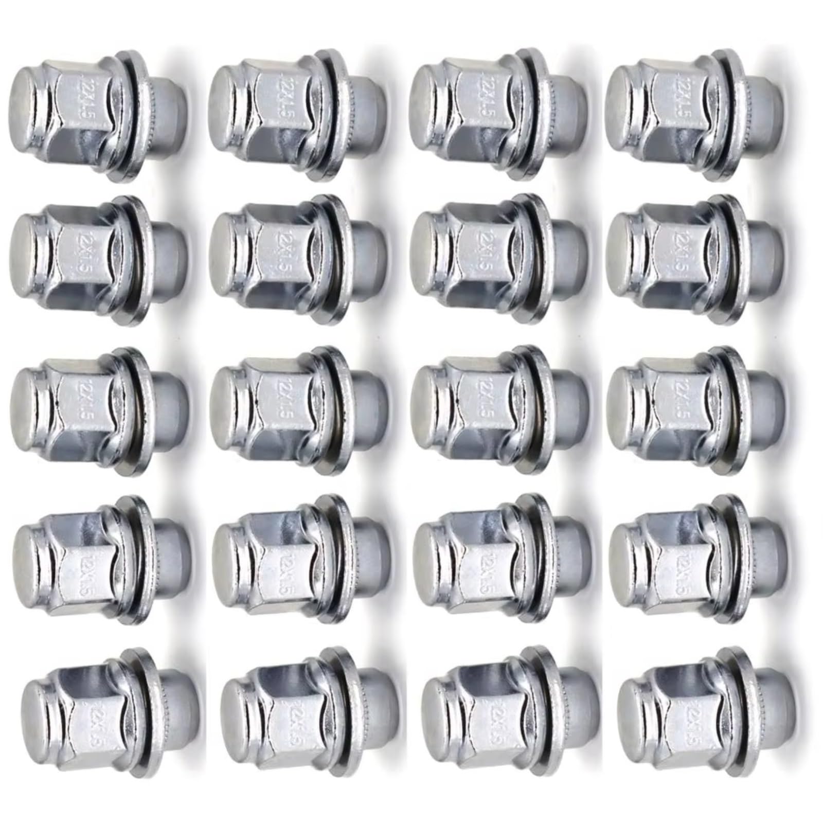 Tuercas acero ruedas coche tornillo cubo rueda compatible con Matrix y MR2 7