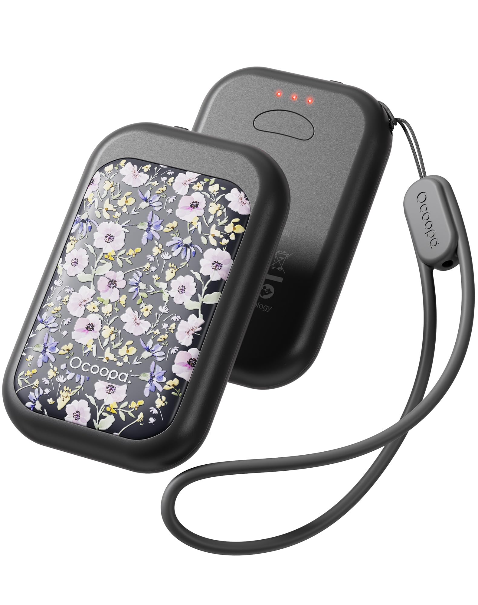 OCOOPA Magnetische wiederaufladbare Handwärmer, Karten-Stil, elektrischer Handwärmer 5000 mAh, tragbare Handheizung, UL-Zertifiziert, 3 Heizstufen, Tech-Geschenke für Männer, Geldbörsen-Must-Haves
