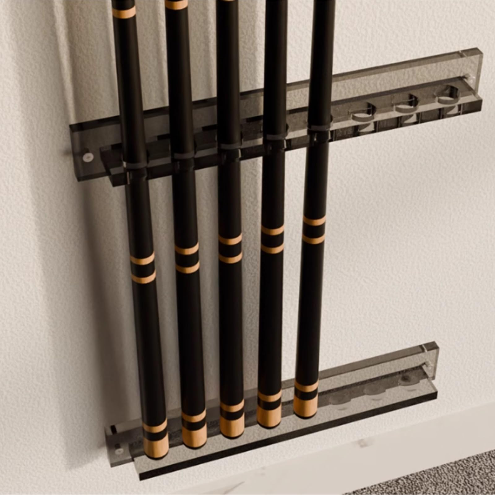 Aufbewahrung Ständer Golf Club Stand Acryl Display Clubs Wand Halterung Organizer Pool Queue Lagerung Rack Golfschlager
