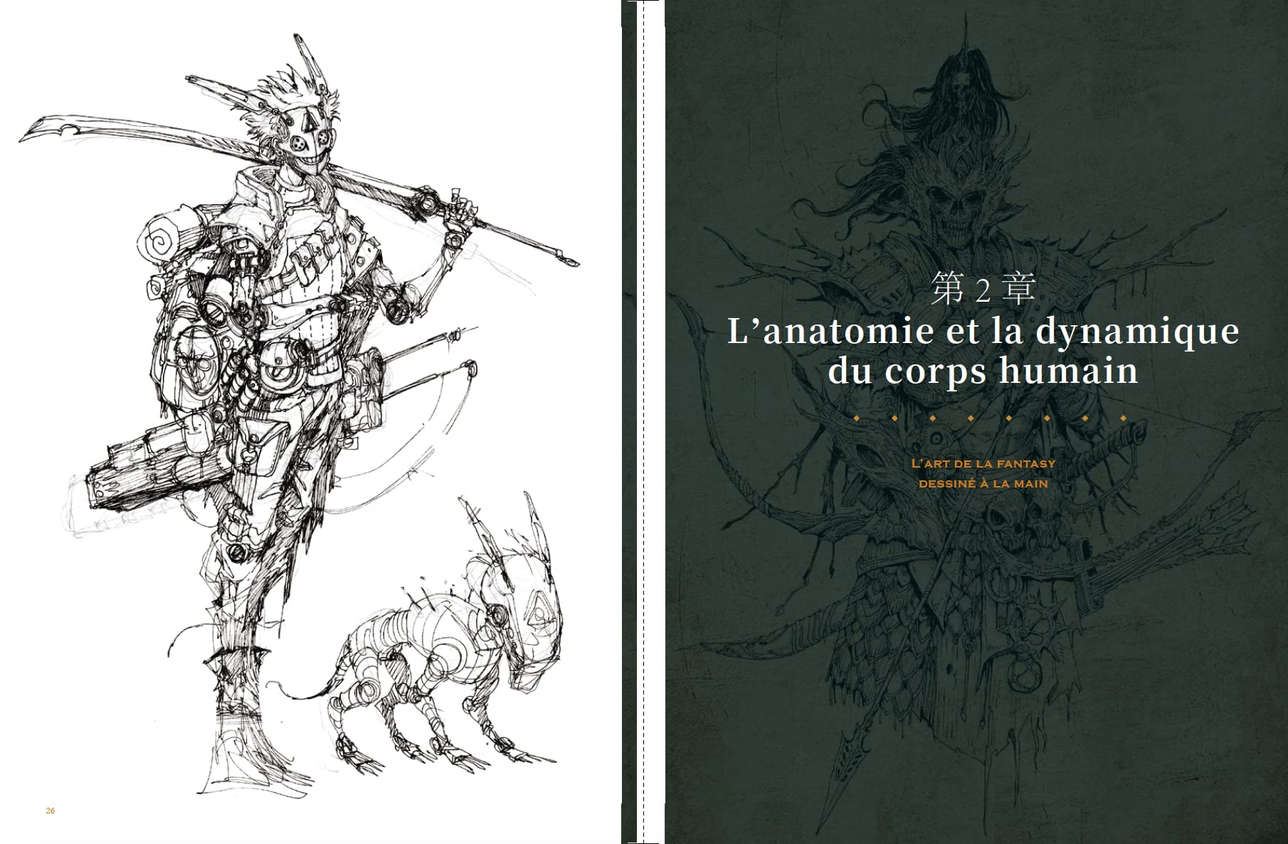 L'art de la fantasy - Dessiné à la main