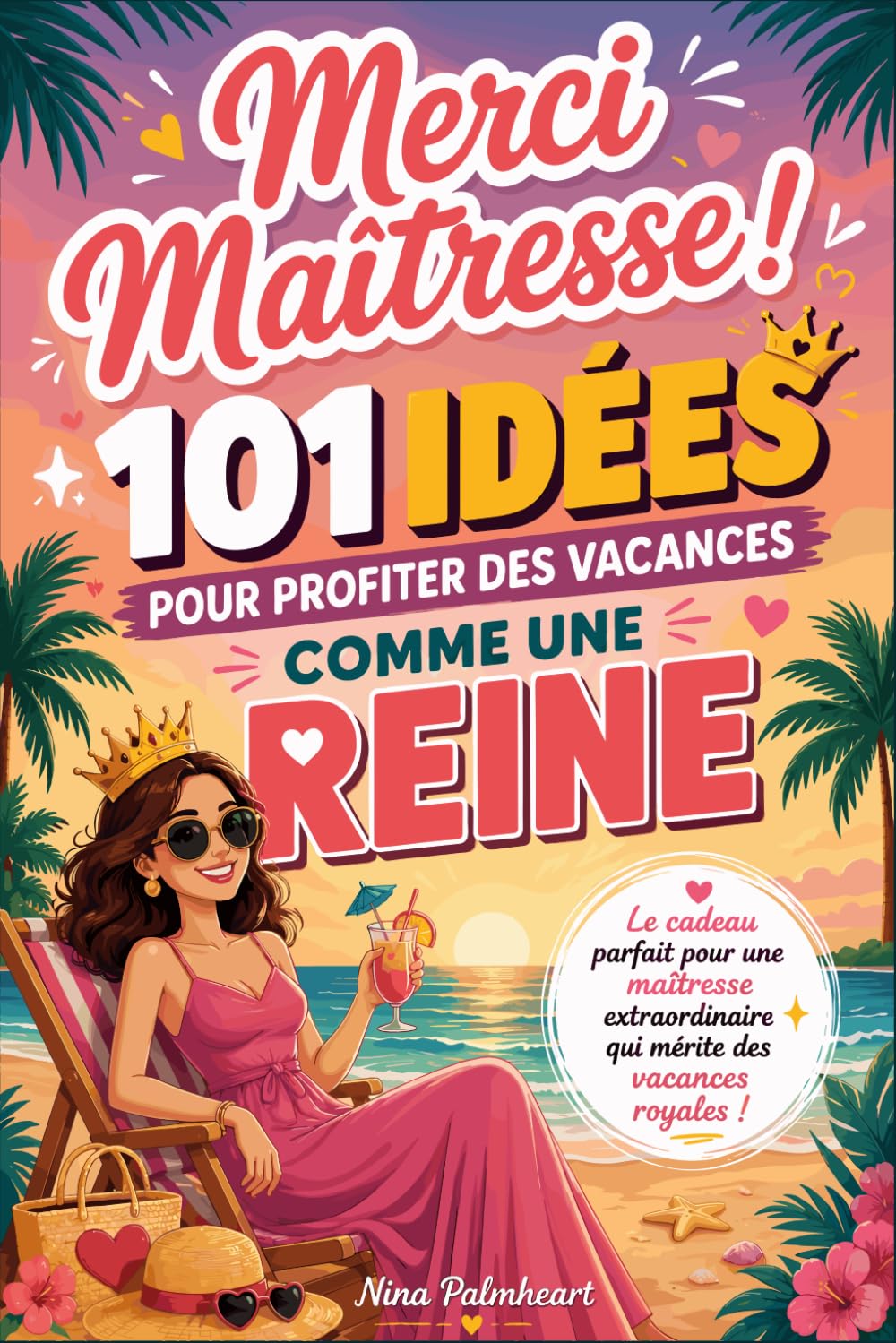 Merci Maîtresse ! 101 idées pour profiter des vacances comme une reine: Carnet d’inspiration rempli d’activités, de détente, de petits plaisirs et de ... joyeux après une année scolaire bien remplie.