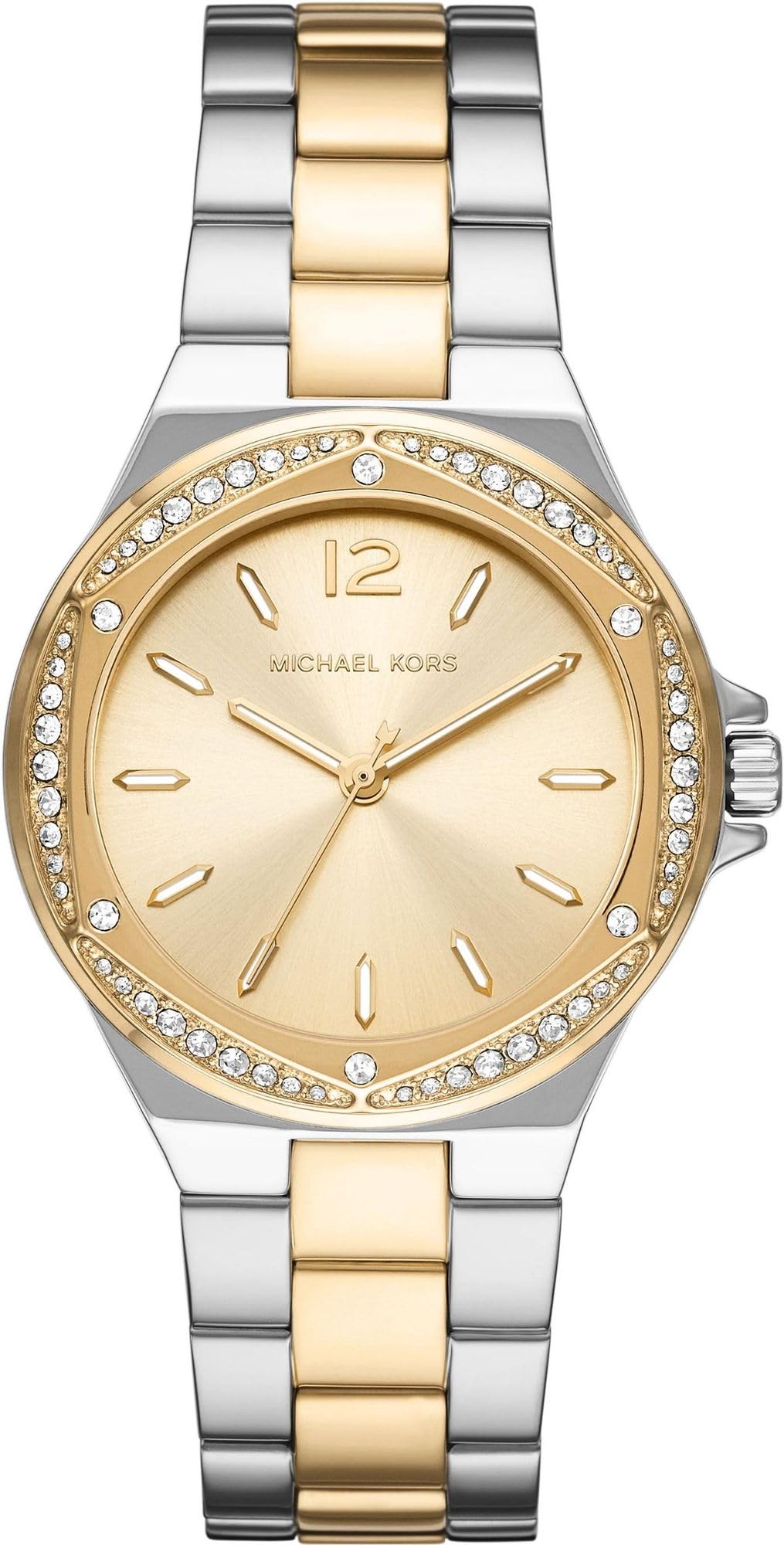 Michael Kors Watch for Women Lennox Three-Hand Movement, Stainless Steel Watch, 37 mm case Size