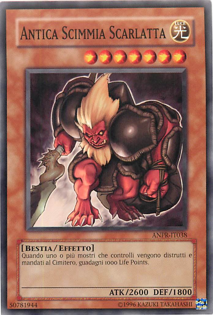 Yu-Gi-Oh! - ANPR-IT038 - Ancient Scarlet Monkey - Ancient Prophecy -  Special Ed. - Unlimited Edition
